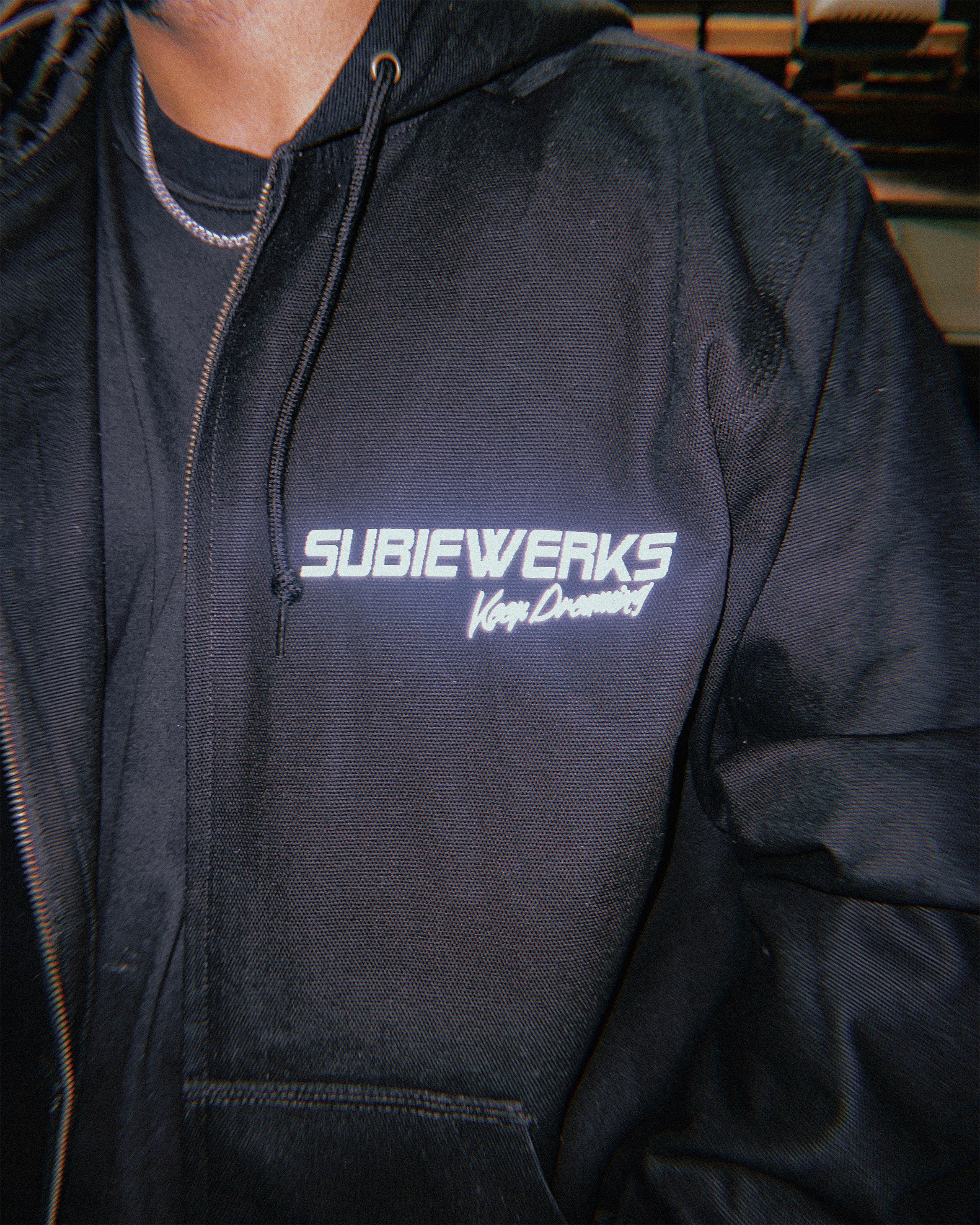 80s Retro Canvas Work Wear Jacket