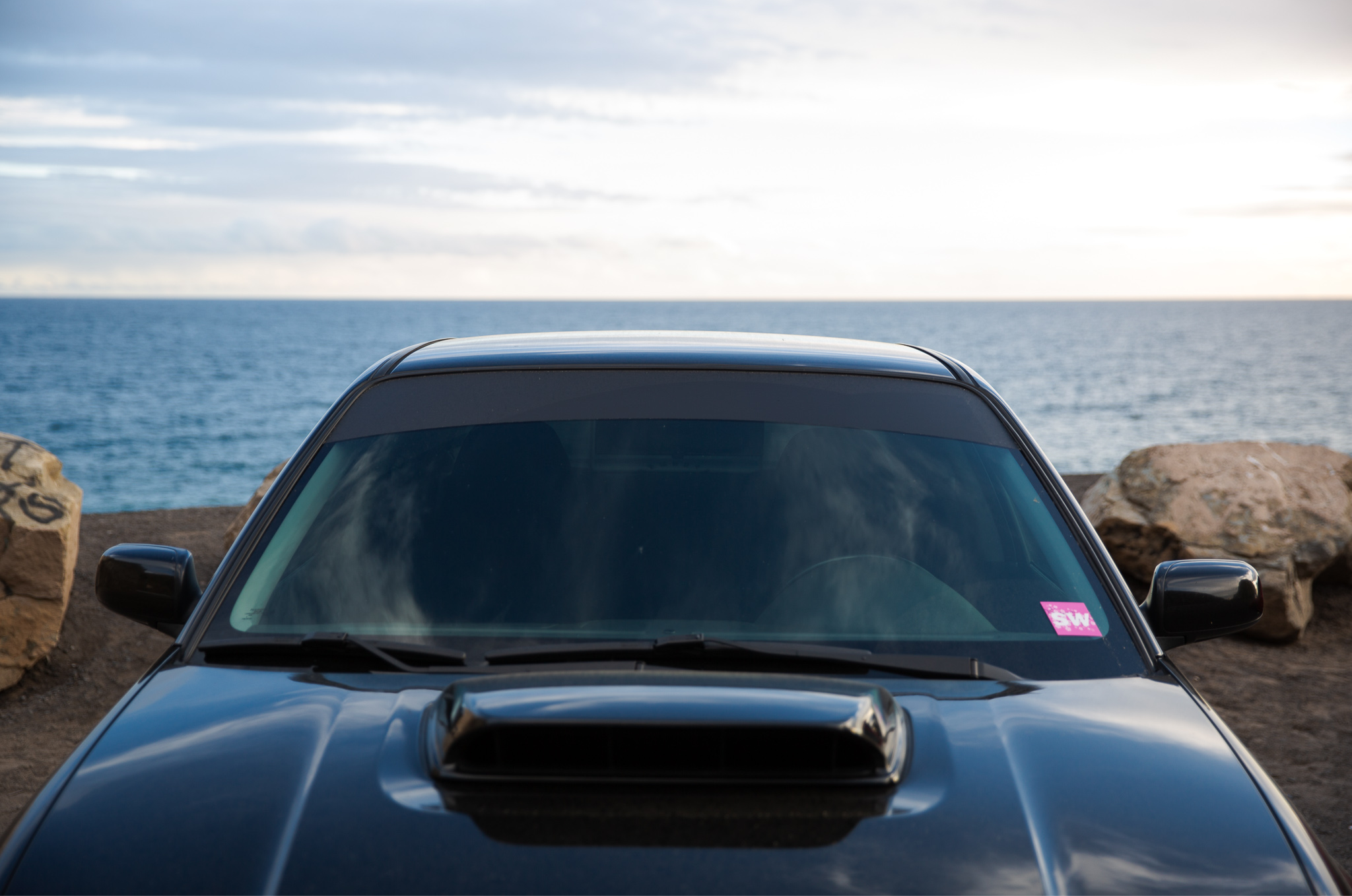 Matte Black Sun Strip