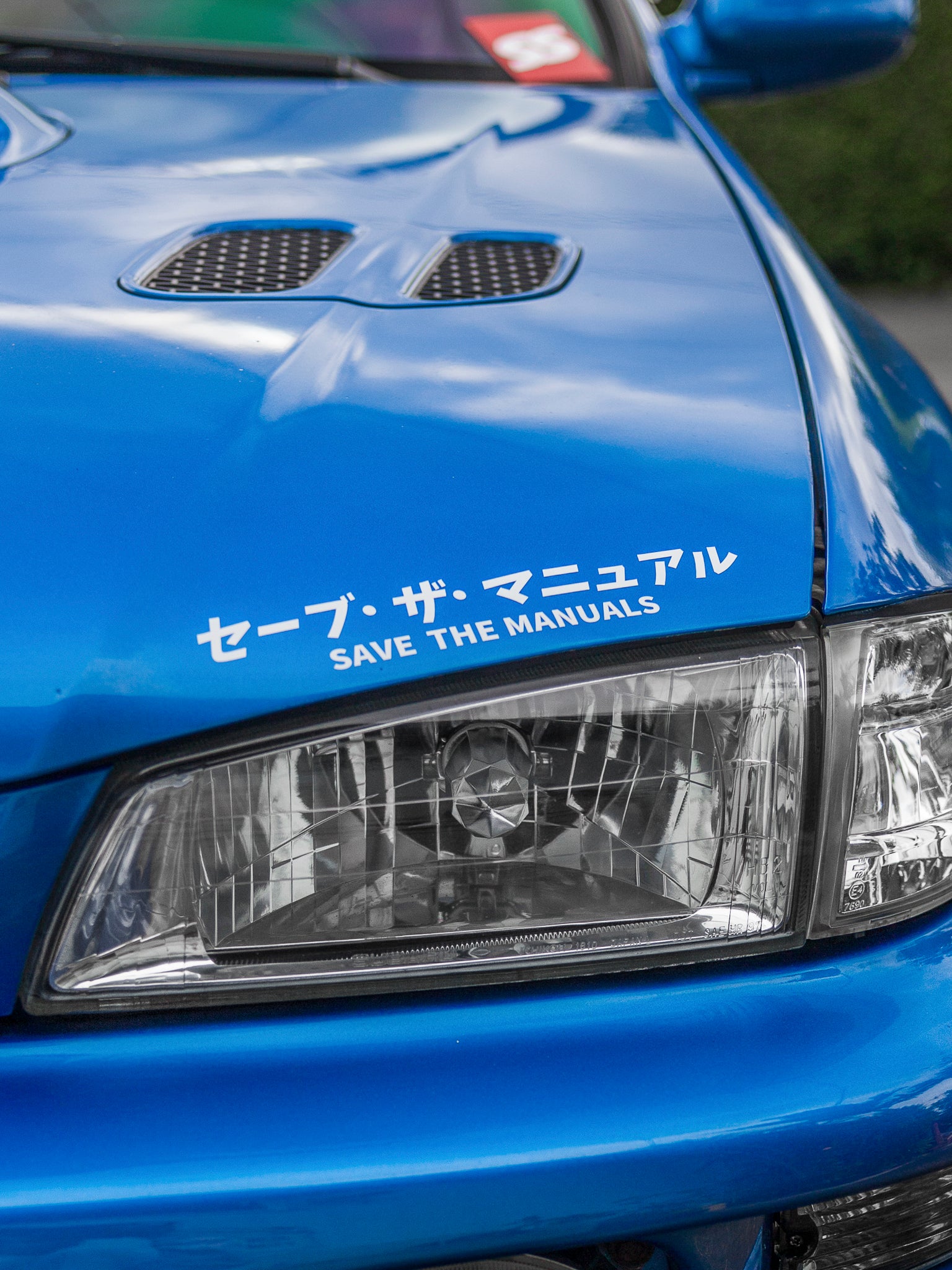 SAVE THE MANUALS Sticker