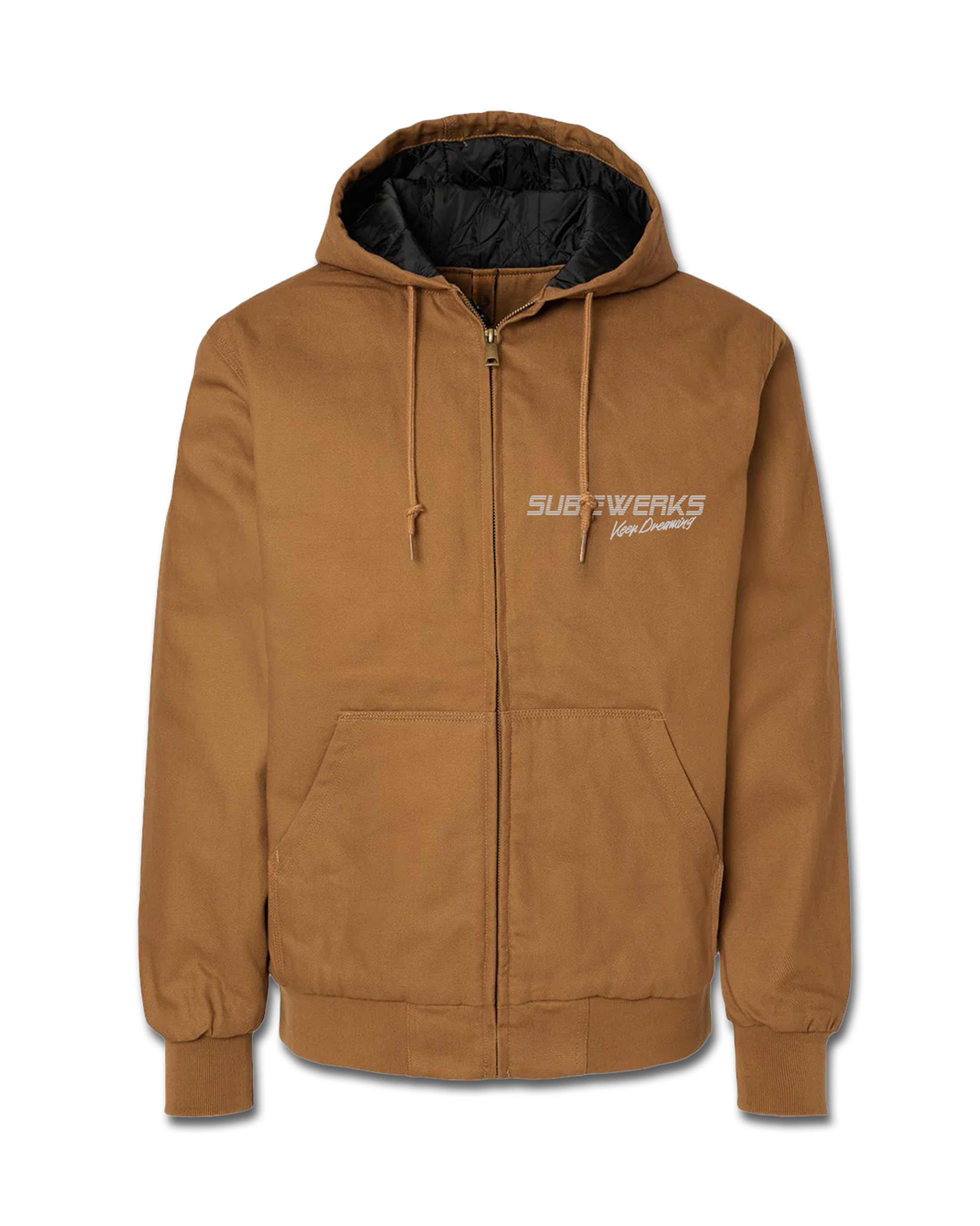 80s Retro Canvas Work Wear Jacket
