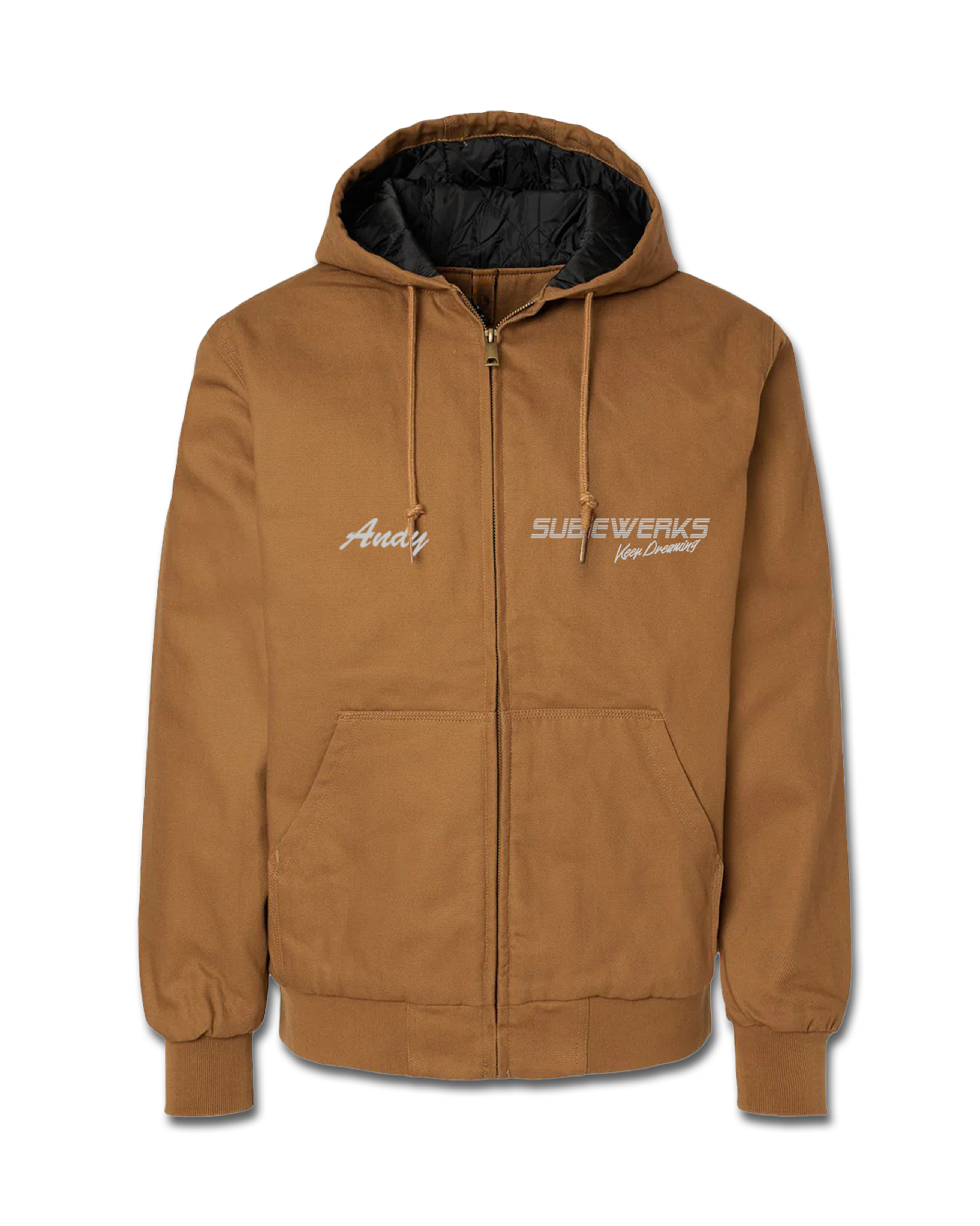 80s Retro Canvas Work Wear Jacket