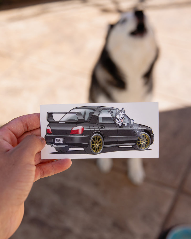 HUSKIES & SUBIES Sticker