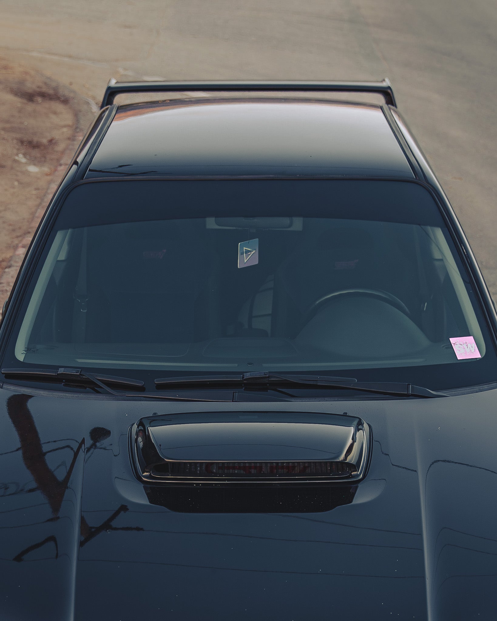 Matte Black Sun Strip