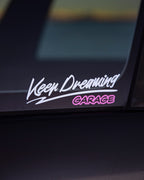 KEEP DREAMING GARAGE Sticker