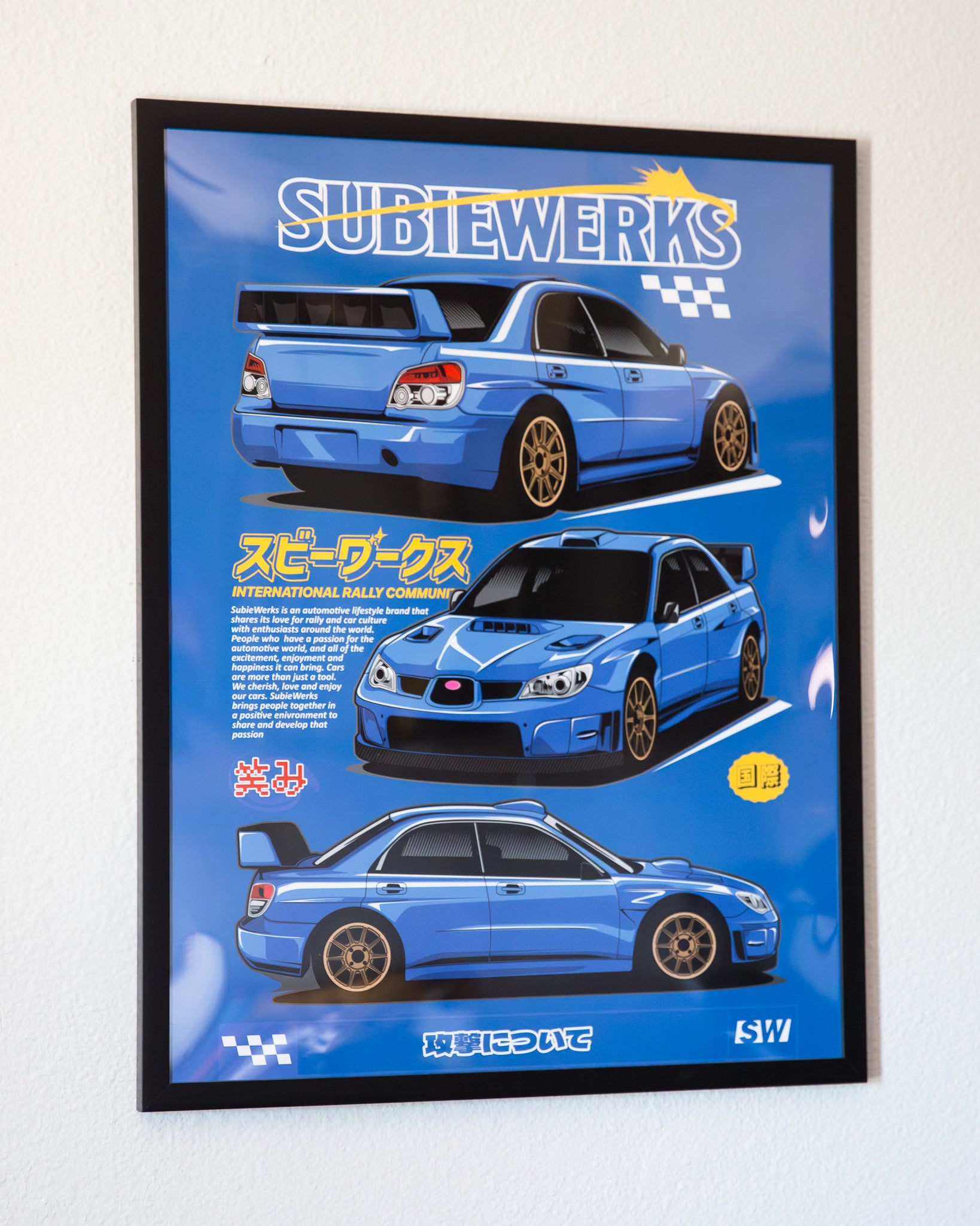 SubieWerks Rally Team Poster