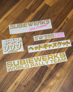 SubieWerks Sticker Pack