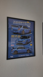 SubieWerks Rally Team Poster