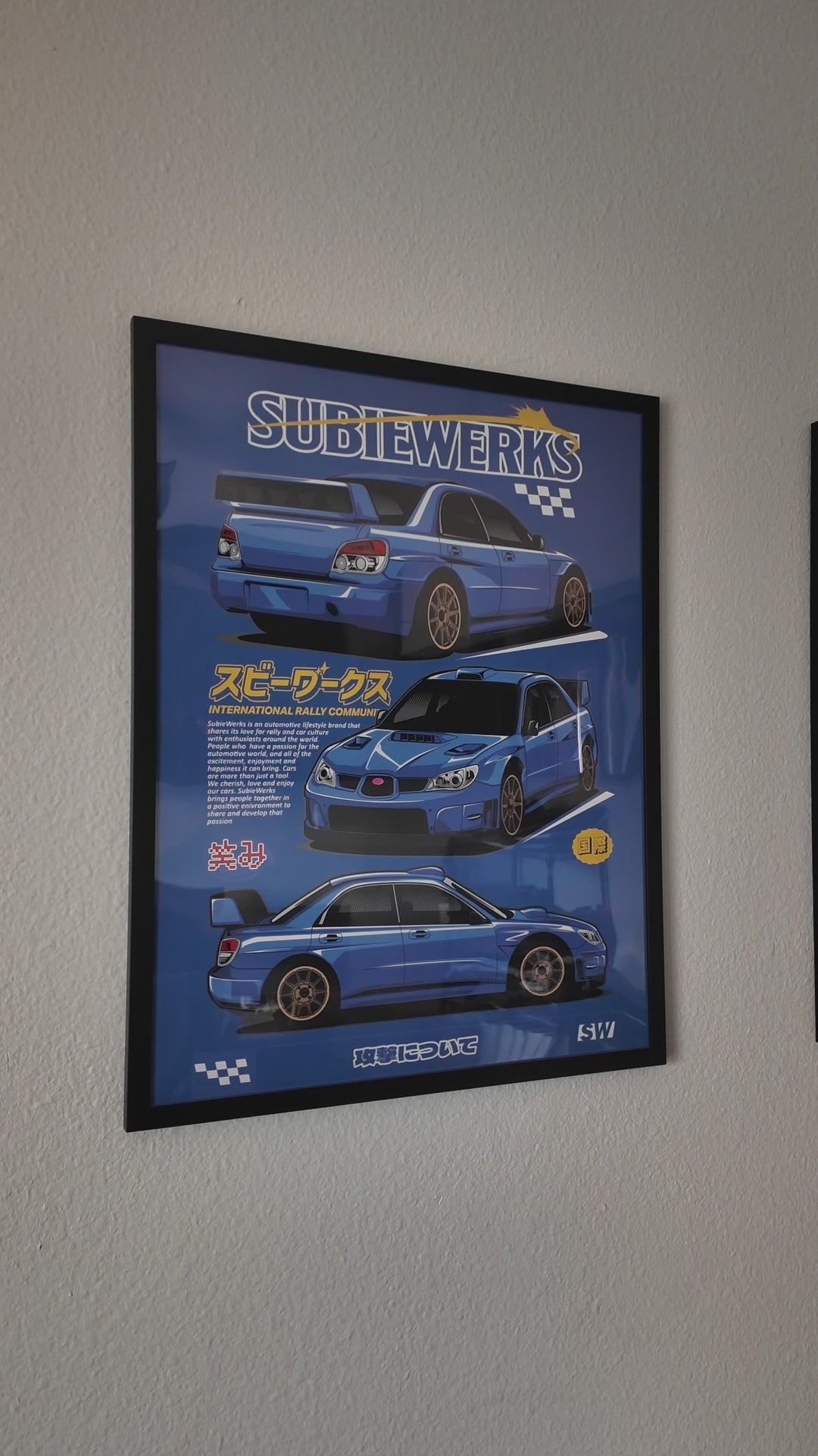 SubieWerks Rally Team Poster